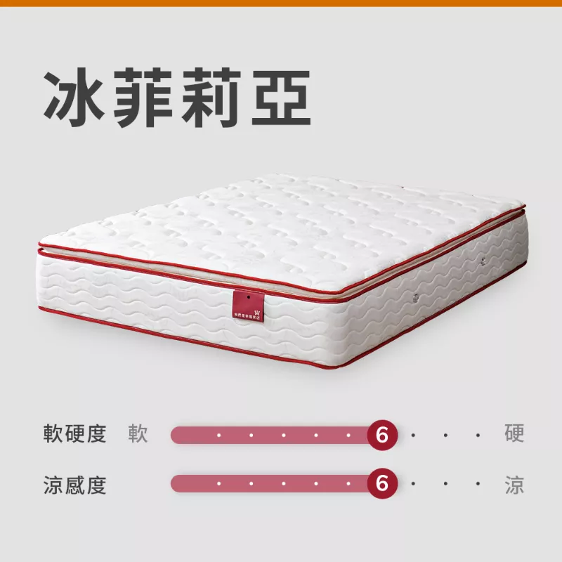 獨立筒床墊-大豆泡棉省電款|冰菲莉亞