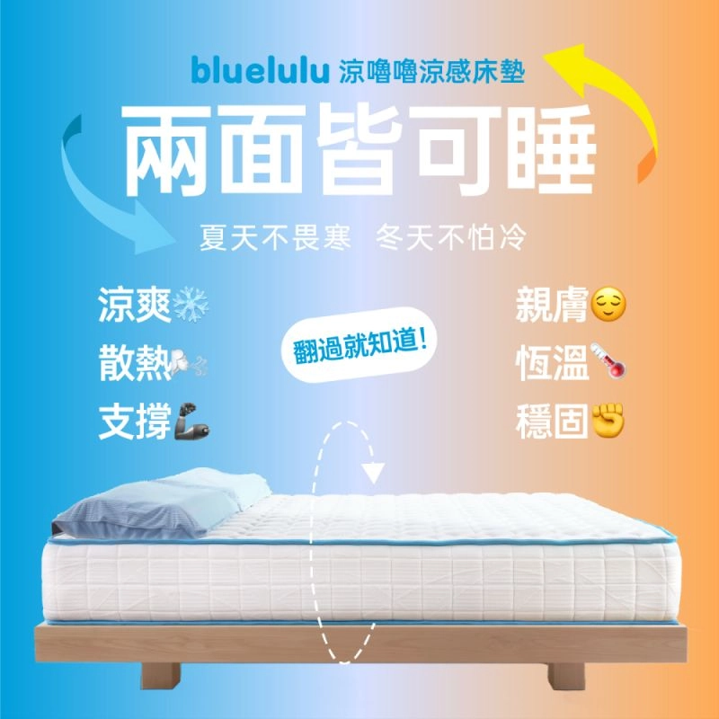 bluelulu涼嚕嚕涼感床墊