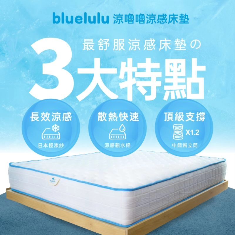 bluelulu涼嚕嚕涼感床墊